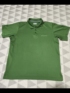 Columbia Bright Green Performance Polo